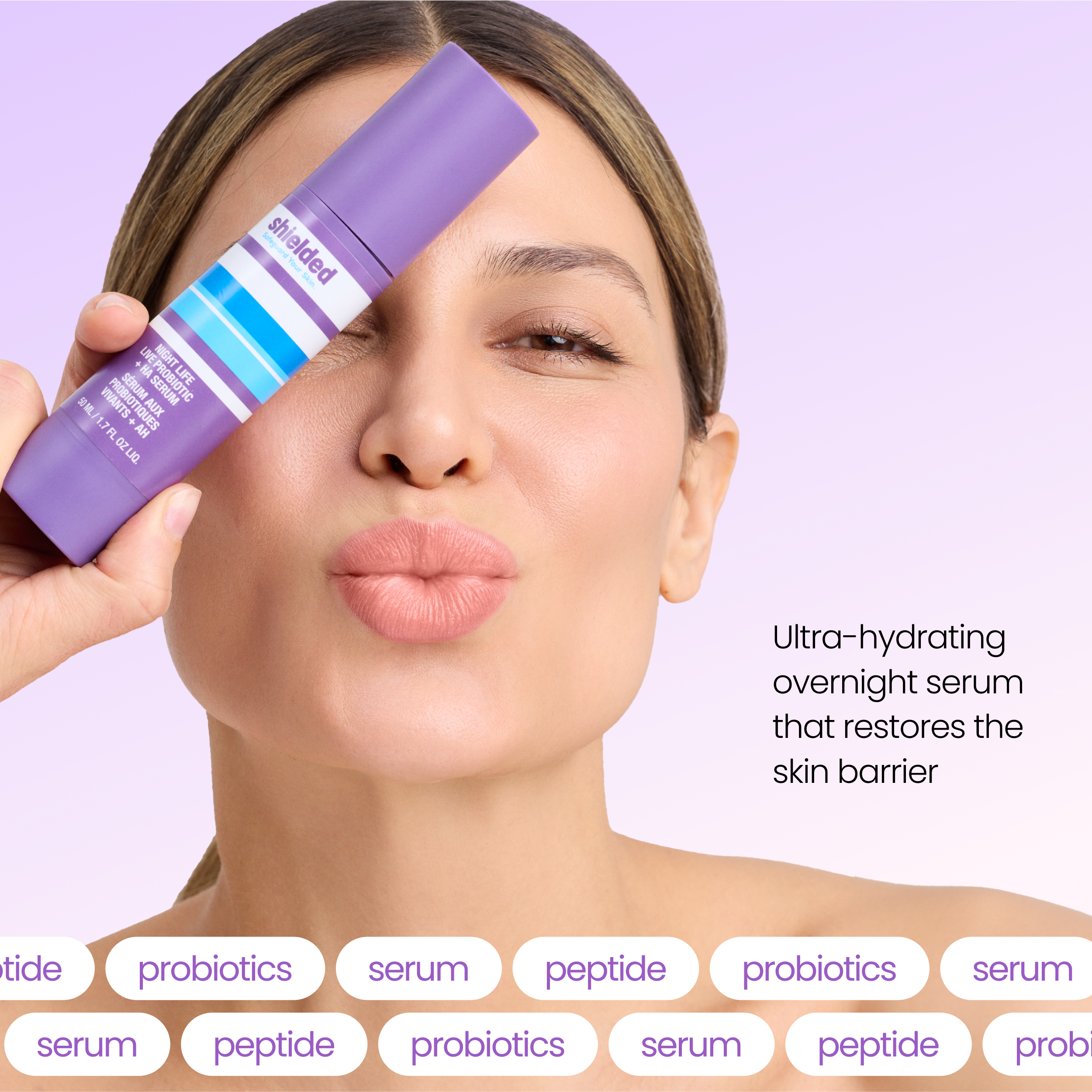 Night Life “Live” Probiotic + HA Serum