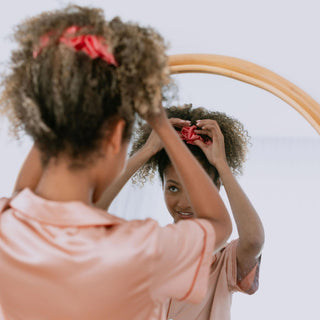 XL Organic Silk Scrunchie