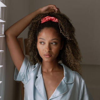 XL Organic Silk Scrunchie