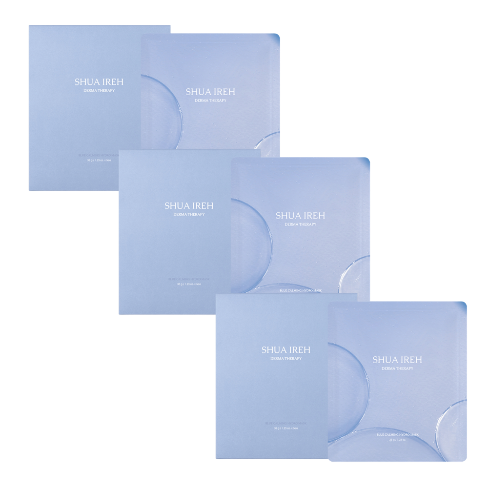 Derma Therapy Blue Calming Hydro Mask Trio