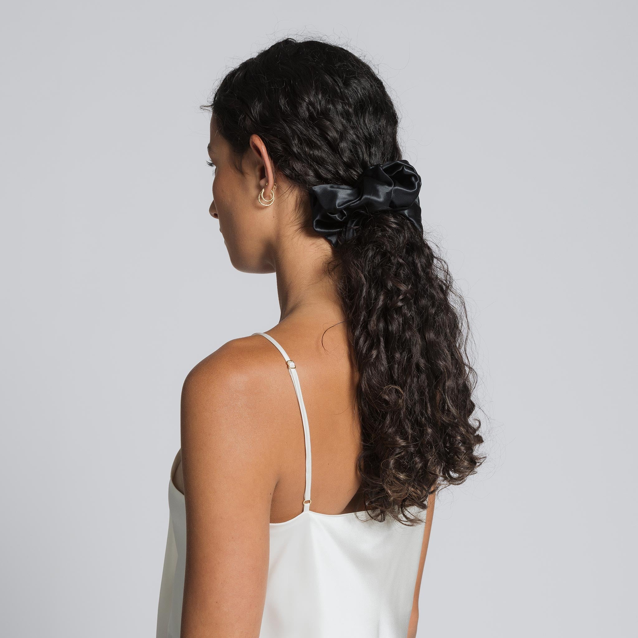 XL Organic Silk Scrunchie