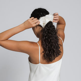 XL Organic Silk Scrunchie