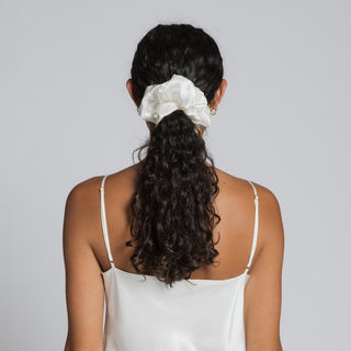 XL Organic Silk Scrunchie