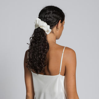XL Organic Silk Scrunchie