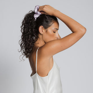 XL Organic Silk Scrunchie