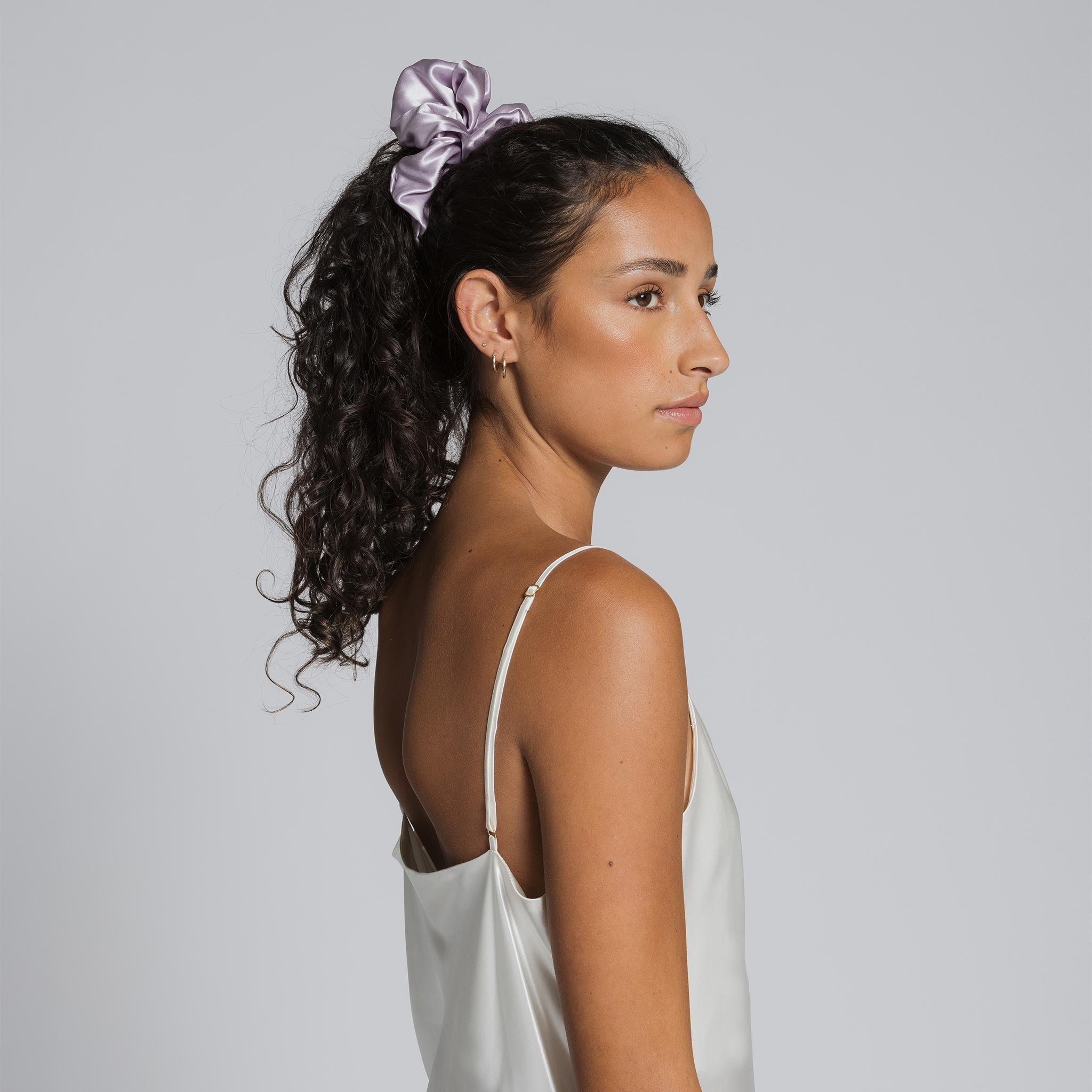 XL Organic Silk Scrunchie
