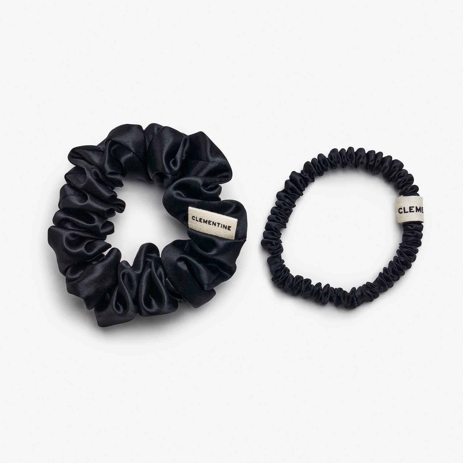 Organic Silk Scrunchie Pack