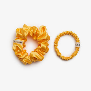 Organic Silk Scrunchie Pack