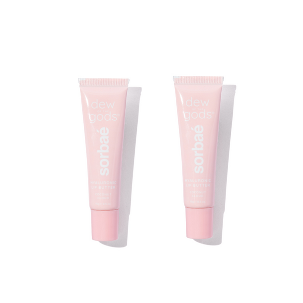 Sorbaé Hyaluronic Lip Butter Duo: Coconut Cloud