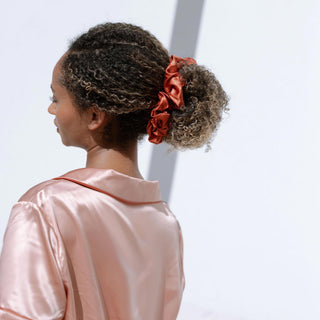 XL Organic Silk Scrunchie