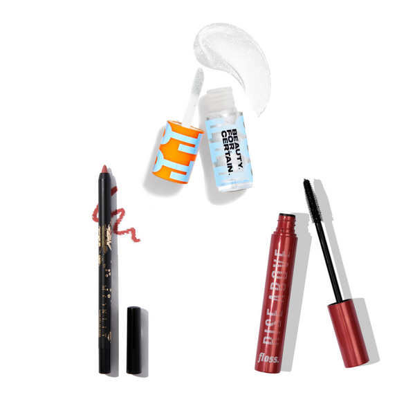 Glossy Lips and Lashes Trio