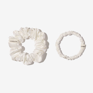 Organic Silk Scrunchie Pack