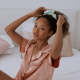 XL Organic Silk Scrunchie