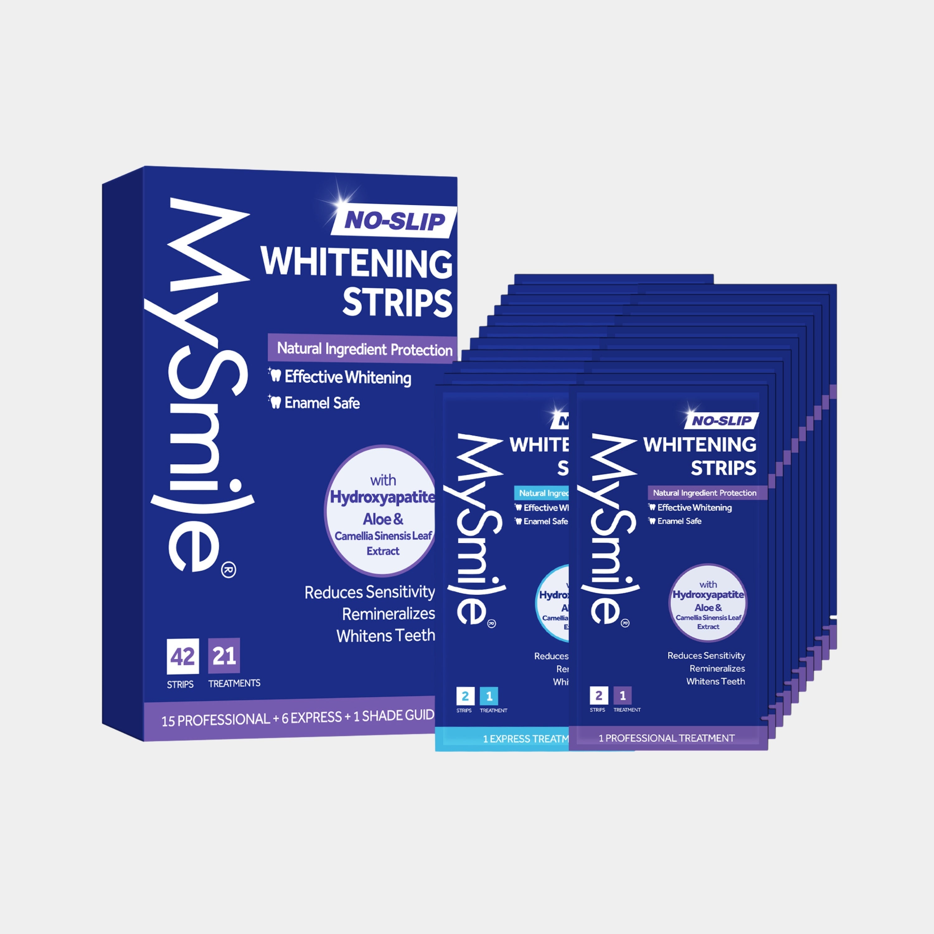 Teeth Whitening Strips with Natural Ingredients