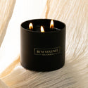 Black Wax Scented Candle