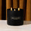 Black Wax Scented Candle