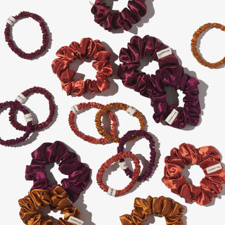 Organic Silk Scrunchie Pack
