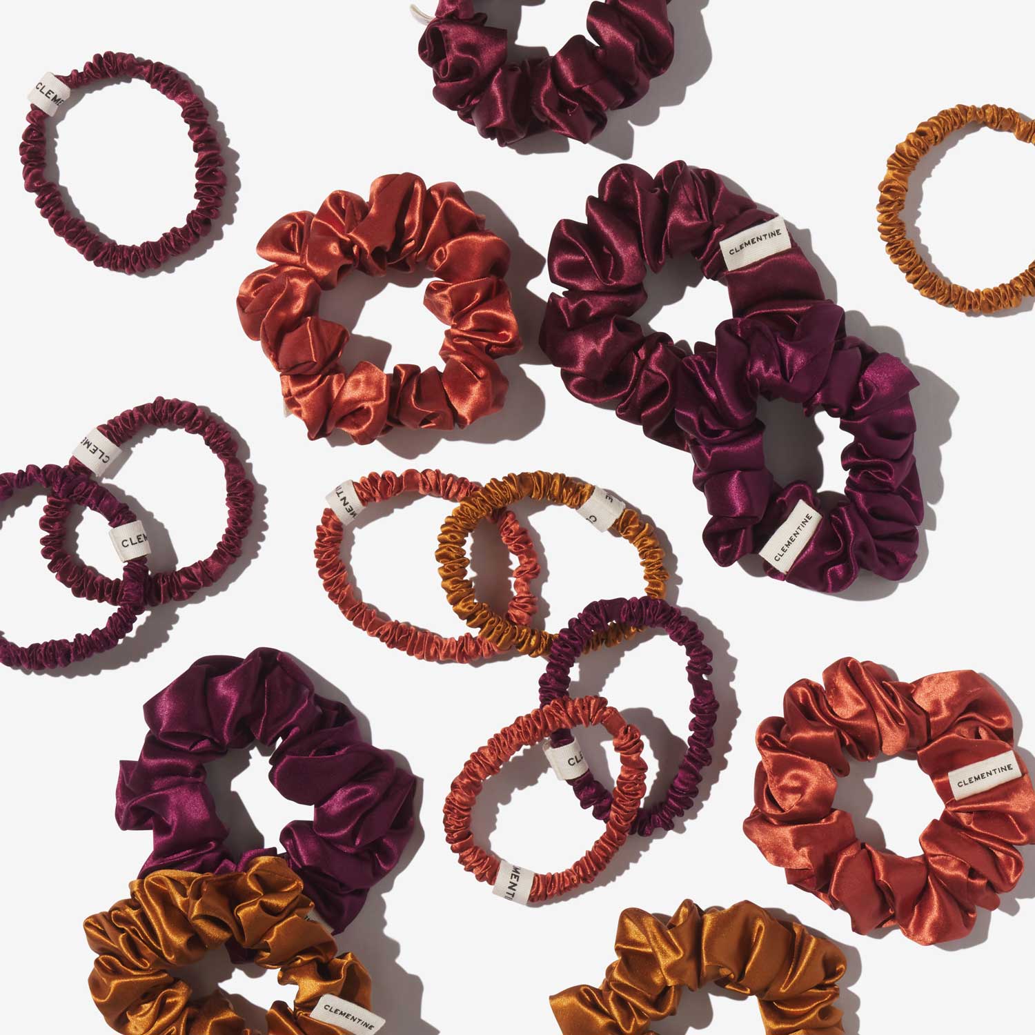 Organic Silk Scrunchie Pack