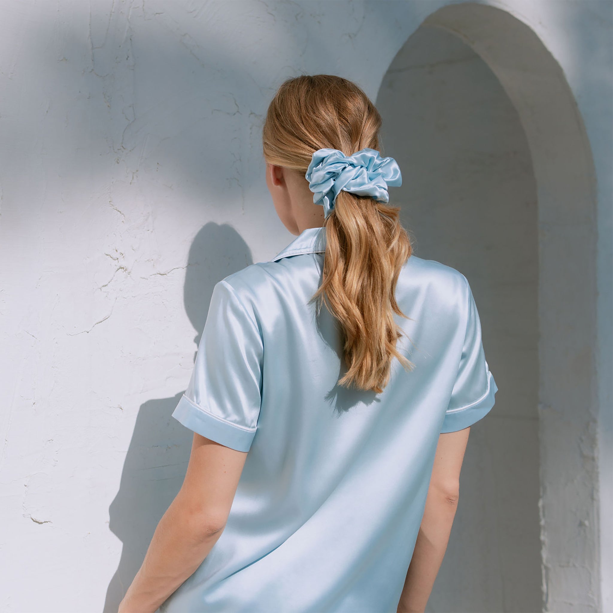 XL Organic Silk Scrunchie