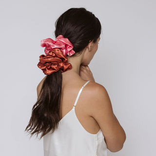 XL Organic Silk Scrunchie