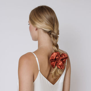 XL Organic Silk Scrunchie