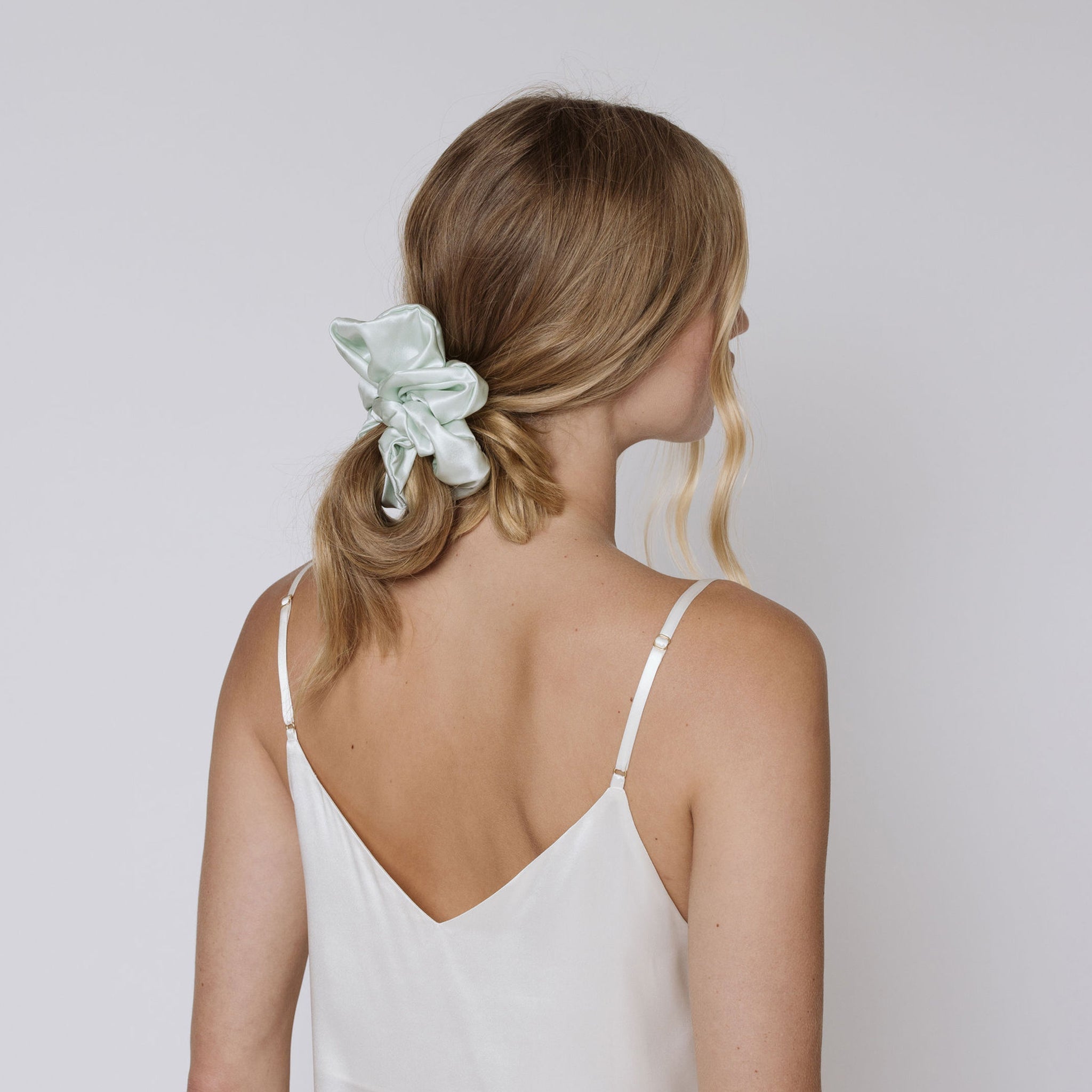 XL Organic Silk Scrunchie