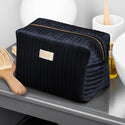 Plush Velvet Large Toiletry Bag