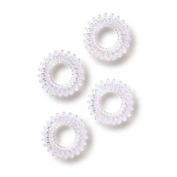 Hair Coils in Clear (4-Pack)